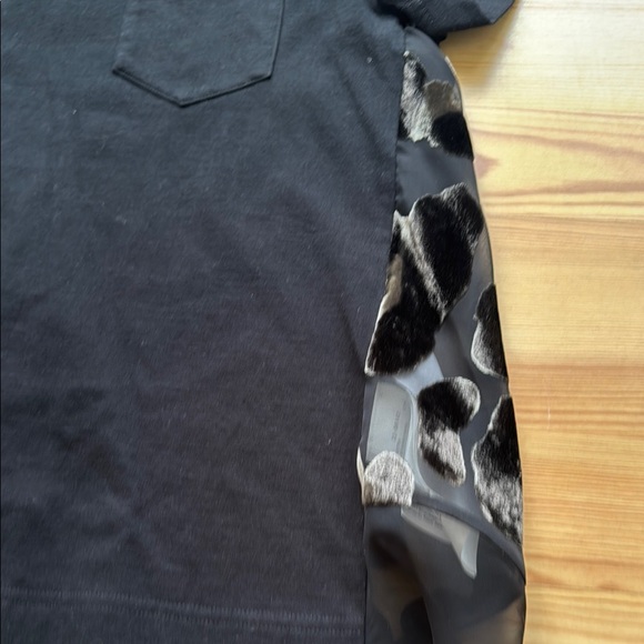 Sacai Stylish Black Shirt with Sheer Accents size 3(M) brand new with tag - Picture 4 of 12